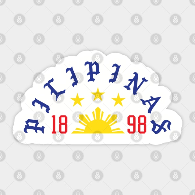 PILIPINAS 1898 f Sticker by weckywerks